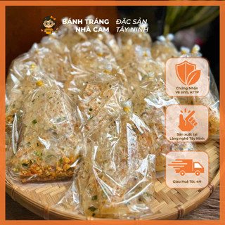 Bánh Tráng Trộn Hành Tỏi Phi Muối Nhuyễn 3 Bịch, Ăn Vặt Đặc Sản Tây Ninh Siêu Ngon – Bánh Tráng Nhà Cam
