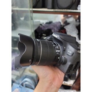 Máy ảnh Canon 750D + lens 18-55mm IS - 24.2 megapixel- Quay FullHD - Wifi - Mới 90% 