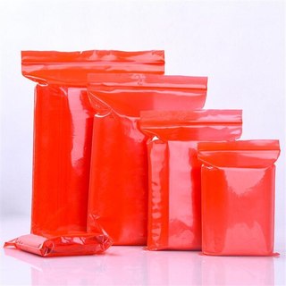 Gói 100c túi zip màu đỏ, zip đỏ đựng đồ nhỏ tiện dụng chọn size vietbuy