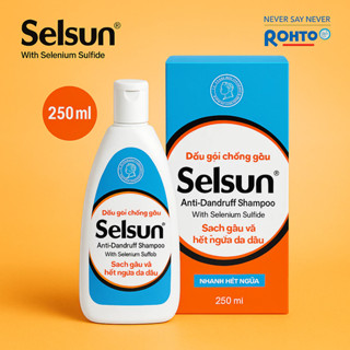  Dầu Gội và Dầu Xả Selsun Chính Hãng Chống Gàu Giảm Nấm Ngứa Da Đầu Mượt Tóc Hàng Đầu Việt Nam 250ml 