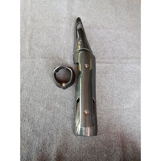 Ốp Pô Che Pô Exciter 150 Màu Cacbon