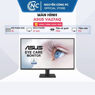  Màn Hình ASUS VA27AQ 27 inch| IPS| 2K| 75Hz - Bảo hành 36 tháng 