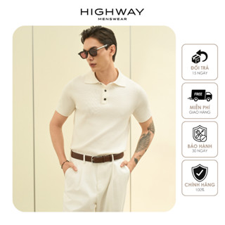 Áo polo nam dệt len Cotton nam mềm mại hút ẩm tốt chống nhăn Highway (Menswear) Lothar