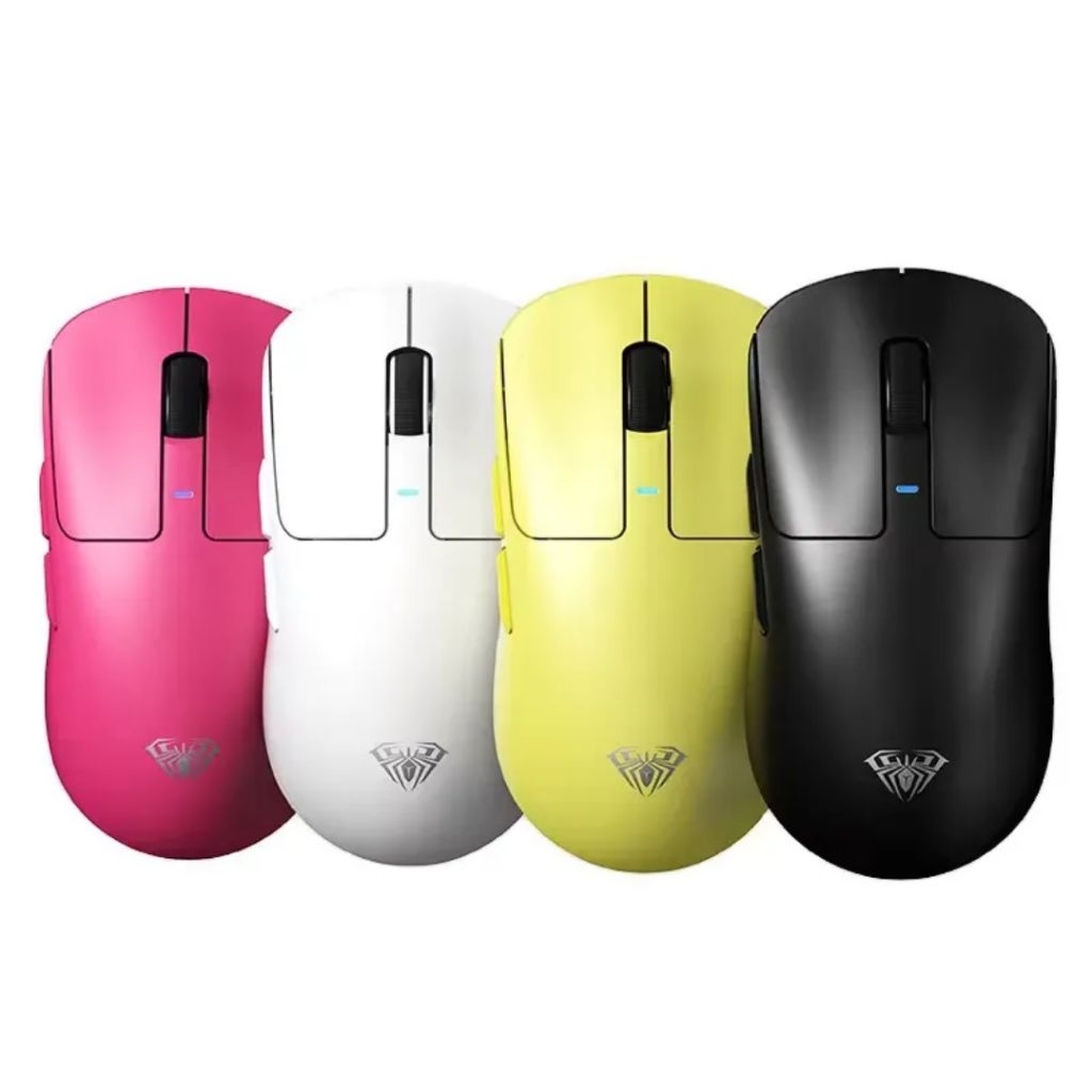 Chuột bluetooth không dây gaming TEKKIN AULA SC680 chip PAW3395 tần số 8000hz 6 nút bấm 3 mode có ap