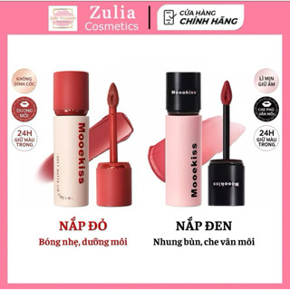 (Nắp đen) Son Kem Nhung Lỳ Mooekiss Velvet Lip Mud mịn môi 3g