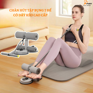  Dụng Cụ Tập Cơ Bụng Nâng Cấp Tại Nhà Đế Hút Chân Không Trụ Chữ T Kèm Dây Kéo Đàn Hồ Dụng Cụ Tập Gym Tại Nhà 