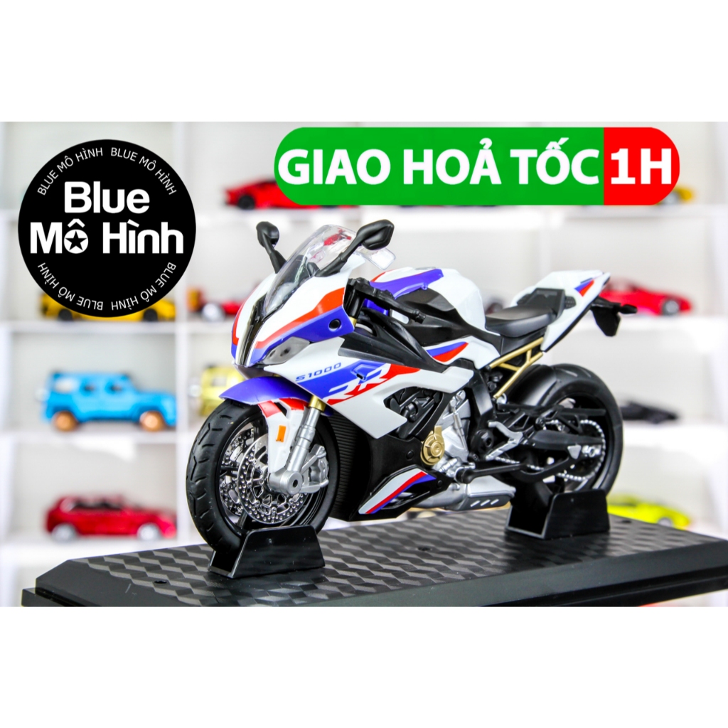 Xe mô hình mô tô BMW S1000RR tỉ lệ 1:12