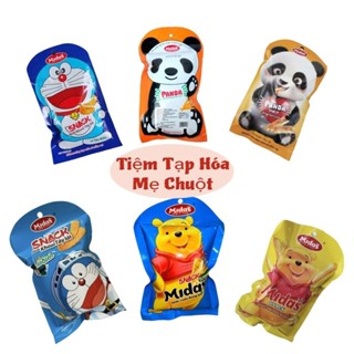  COMBO 12 gói  6 loại x2  Snack gấu Midas thơm ngon giòn rụm không cay Bim bim Midas Hằng Đại 
