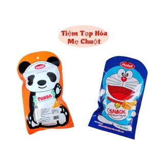  COMBO 10 gói  2 loại x5  snack gấu Panda Doremon Midass thơm giòn không cay bim bim Midas Hằng Đại 