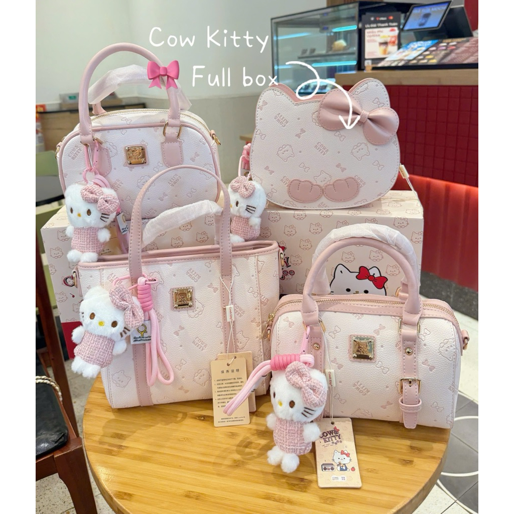[ SẴN & FULLBOX] BST Túi Cow Kitty Sang xịn mịn By Hang
