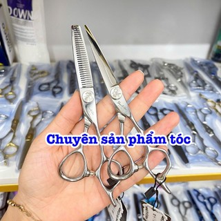 ✅ShenShi Kéo Chiến Binh Trắng 6.0 in - Kéo Cắt Tóc Cao Cấp Nhật Bản, Thép S440C, Độ Cứng Trên 62HRC, Lưỡi Sắc Bén