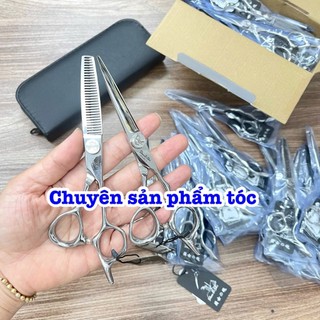 ✅ShenShi Kéo Chiến Binh Trắng 6.0 in - Kéo Cắt Tóc Cao Cấp Nhật Bản, Thép S440C, Độ Cứng Trên 62HRC, Lưỡi Sắc Bén