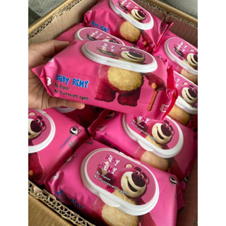  10 gói khăn giấy ướt phú đạt  gấu 120 tờ mềm mịn an toàn cho bé 