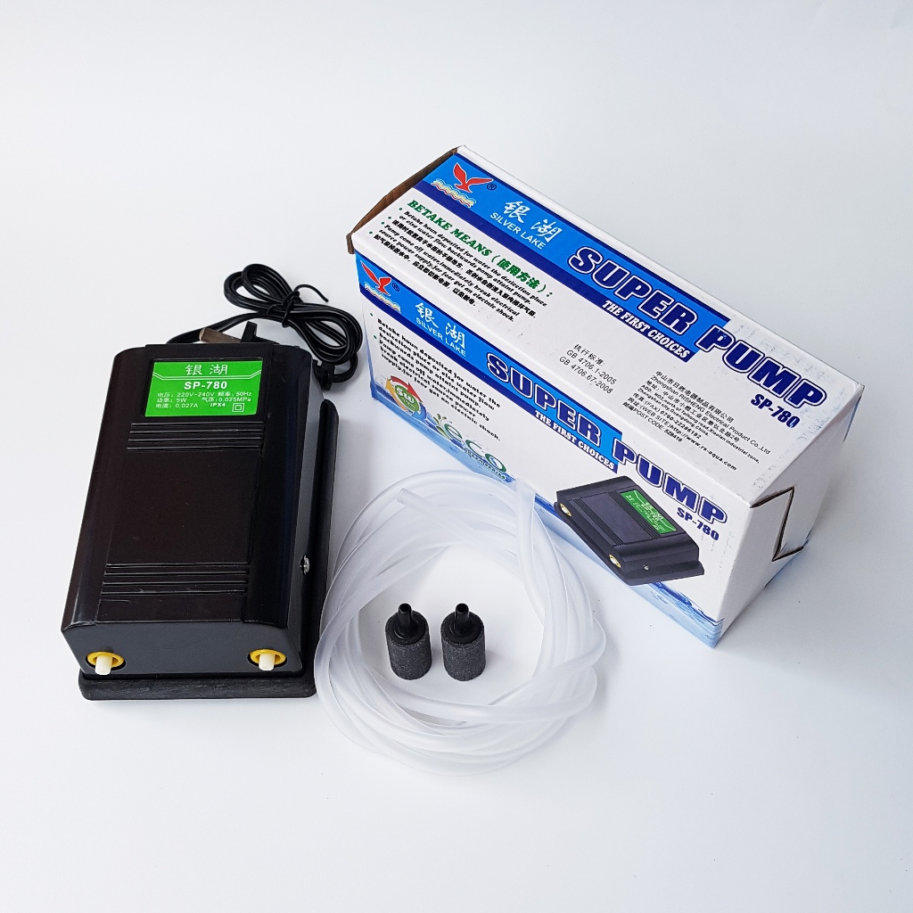 Máy Sủi Khí Oxy 2 vòi SP-780 - Tặng Dây Và Đá