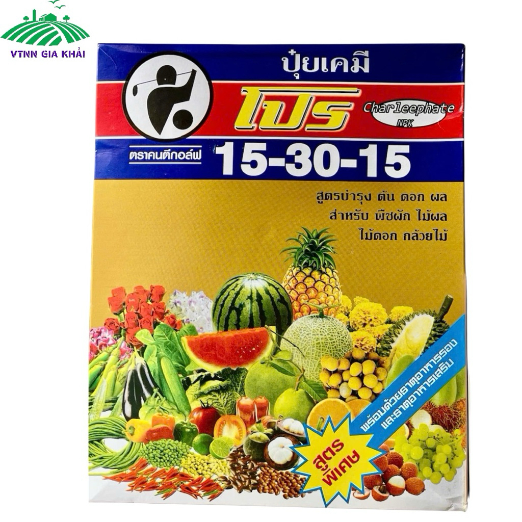 Phân bón lá NPK 15-30-15 Thái Lan - So đọt , nhanh già lá , chỉnh trái, tròn trái, chống rụng sinh l