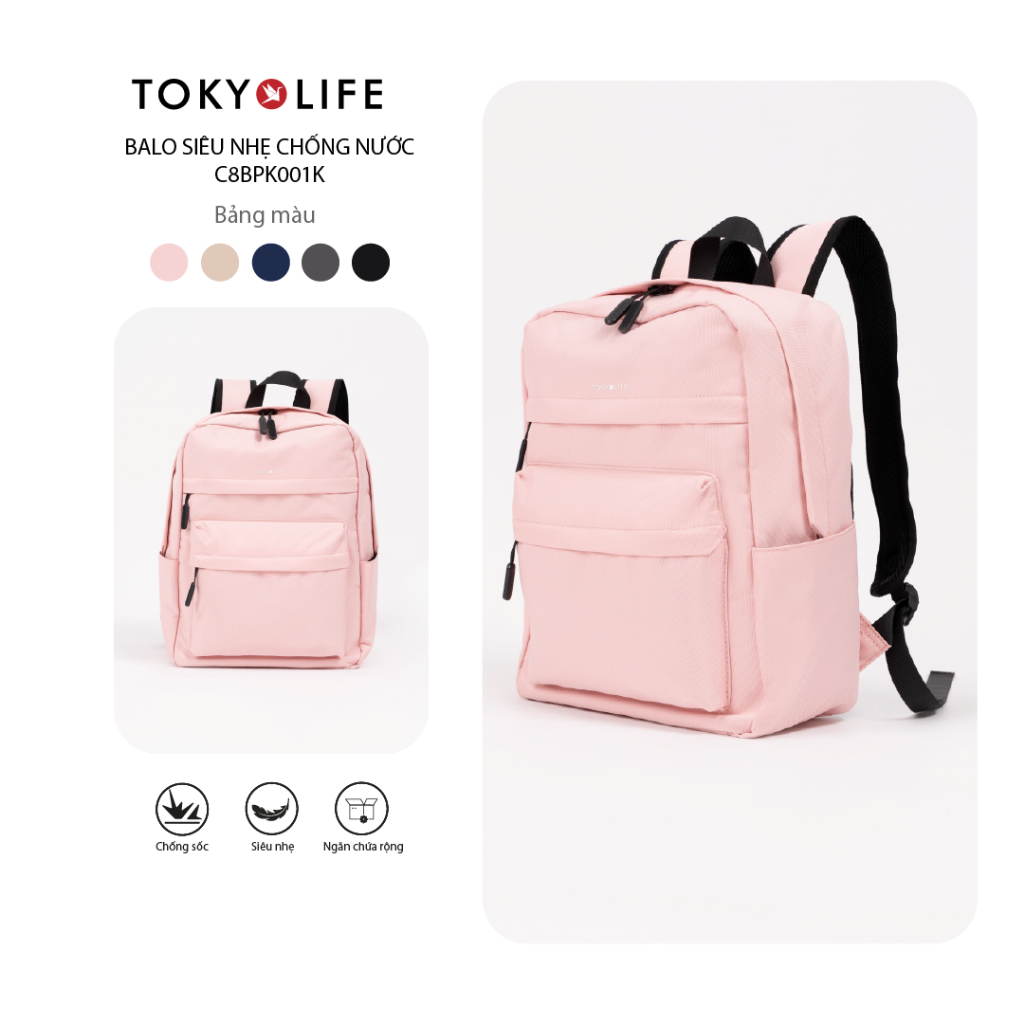 Ba Lô Chống Nước Siêu Nhẹ 40001932 (39x29x15cm) 15.6 Inch - TOKYOLIFE