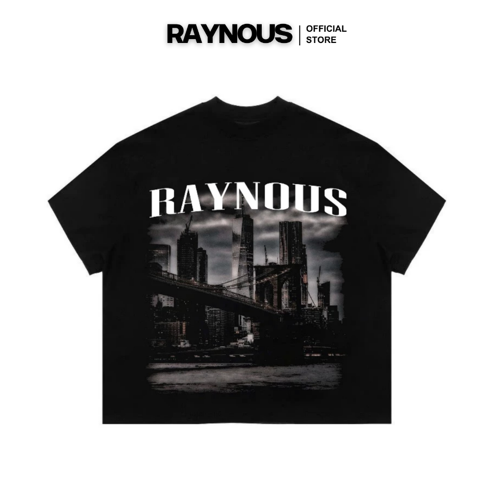 Áo Thun Boxy RAYNOUS BRIDGE Local Brand Unisex Nam Nữ - RN89