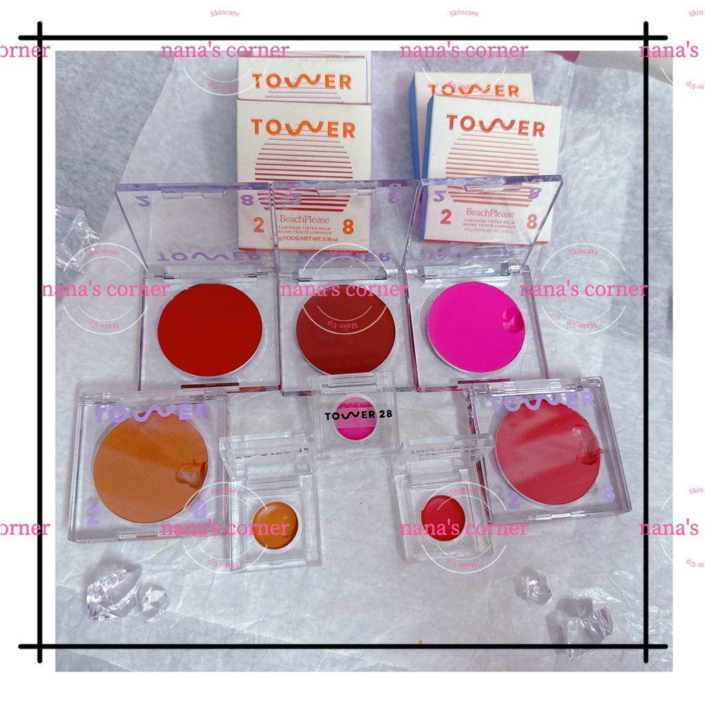 Má Hồng Kem Tower 28 Beauty BeachPlease Lip + Cheek Cream Blush