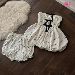 SET BÍ CHẤM BI KEM CUP NƠ SIU HOT🎀🎀