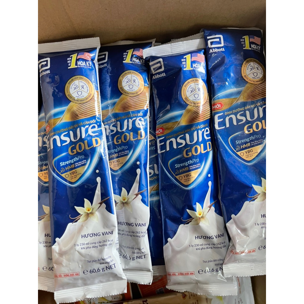 (Date 2026) combo 10 gói ensure vani mẫu mới