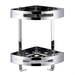  Kệ góc 2 tầng đựng đồ nhà tắm INOX 304 loại dày 