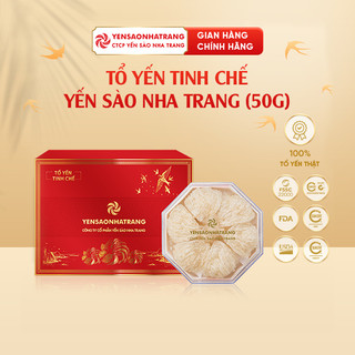  Tổ yến tinh chế - Yến Sào Nha Trang 50g | CTCP Yến Sào Nha Trang 