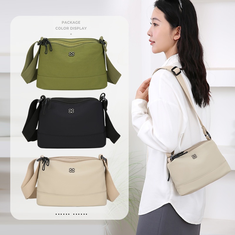 Túi Xách nữ Đeo chéo Vải Dù Oxford nhiều ngăn chống thấm nước Túi Thời trang thanh lịch - Mã H01 !