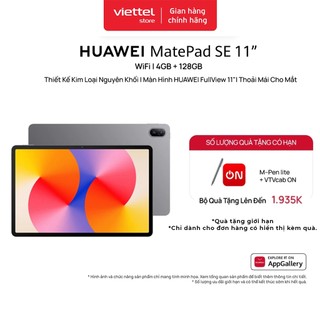  Máy tính bảng HUAWEI MatePad SE 11” | Thiết Kế Kim Loại Nguyên Khối || Màn Hình HUAWEI FullView 11" Thoải Mái Cho Mắt 