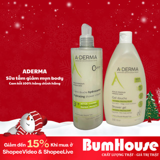  Sữa tắm hỗ trợ giảm mụn lưng Aderma Eco Hydra-Protective 500ml 750ml 