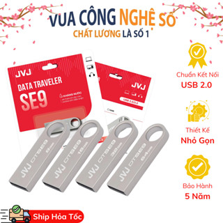 USB JVJ 128Gb 64Gb 32Gb 16Gb 8Gb 4Gb - USB 2.0 vỏ kim loại, chống nước, thiết kế nhỏ gọn - BH 5 năm 1 đổi 1
