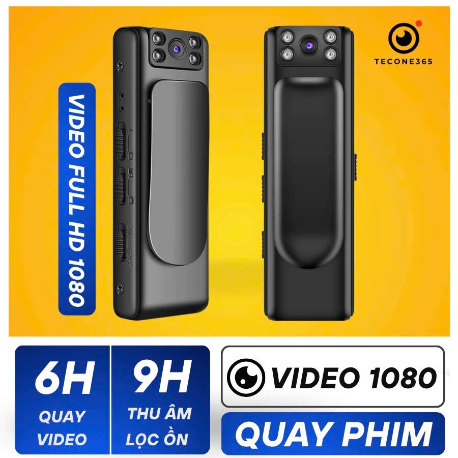 Camera mini không dây Full HD – Máy quay phim siêu nhỏ Full HD 1080p, ghi hình ổn định, kết nối dễ dàng