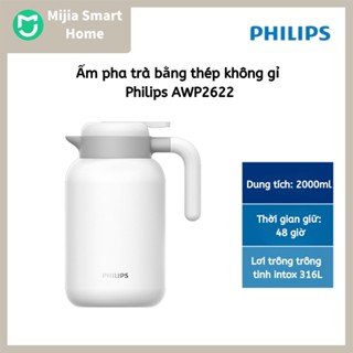 Bình pha trà Philips inox 316 , bình giữ nhiệt Philips 2L dung tích lớn bình nước nóng AWP2622 nhập khẩu