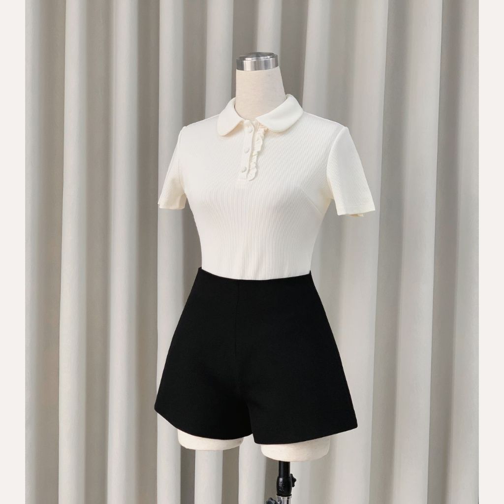 Quần short nữ ống rộng cạp cao tiểu thư, quần đùi ngắn nữ dáng xòe bồng Linly Store QS-N9 | BigBuy360 - bigbuy360.vn