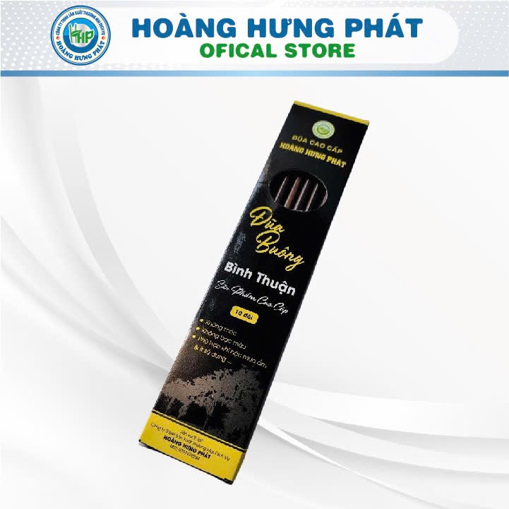 Hộp 10 Đôi Đũa Buông Bình Thuận Hàng Đẹp Được Lựa Chọn Kỹ - Hoàng Hưng Phát - Gỗ Tự Nhiên Lâu Năm