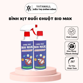 Bình Xịt Đuổi Chuột Bio MAX 500 ML YATASMART - Nguồn Gốc Thảo Mộc, An toàn Xua Đuổi Chuột, Gián, Côn Trùng