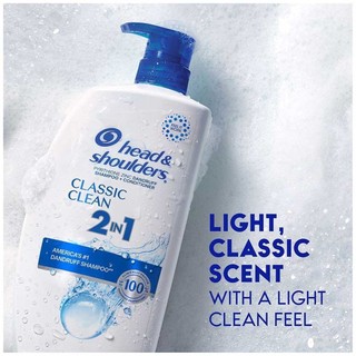 [HÀNG MỸ] Dầu gội xả 2in1 Head & Shoulders, 835ml