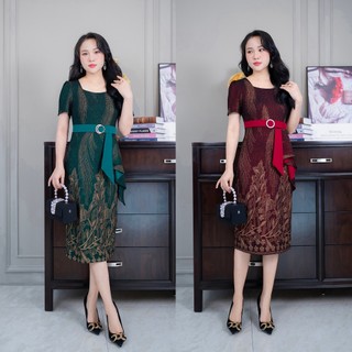 Đầm Trung Niên [ Linh Trà ] (VIP 32) Trẻ Trung Thiết Kế Trang Nhã Thanh Lịch Bigsize Đi Làm Đi Tiệc Cho Bà Cho Mẹ U50