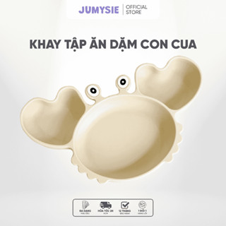 Khay Ăn Dặm Silicone Jumysie – Chống Trượt, Chia Ngăn Thông Minh, An Toàn Cho Bé Tập Ăn BLW