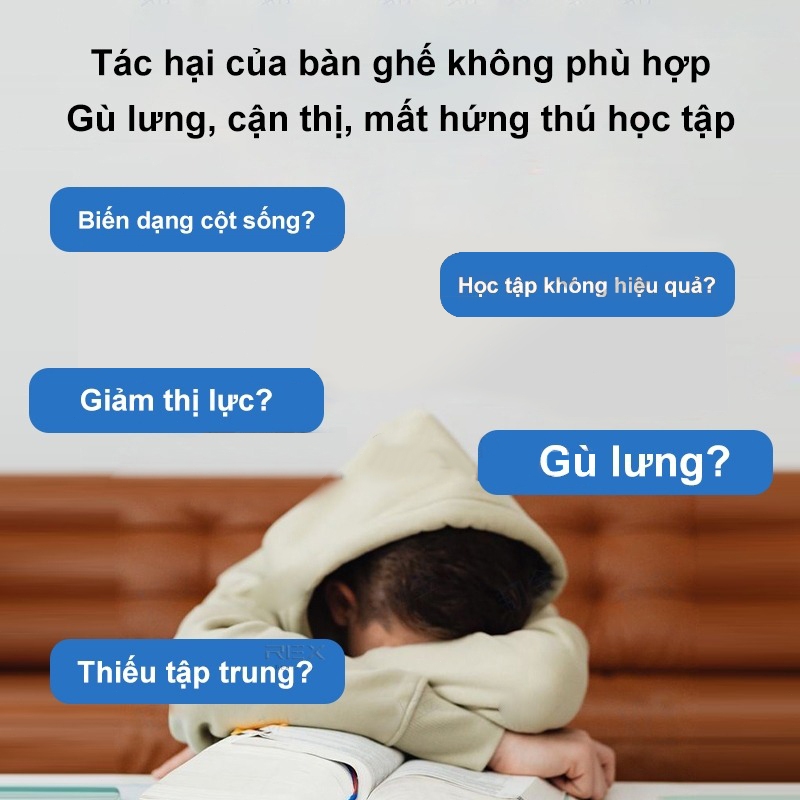 Bàn học trẻ em nâng hạ tại nhà công thái học, bàn điều chỉnh độ cao cho học sinh tiểu học. | BigBuy360 - bigbuy360.vn