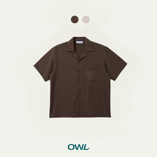 Áo sơ mi cuban Owlbrand Timeless Blues
