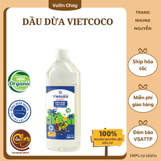  Dầu dừa Vietcoco 500ml - Vườn Chay 
