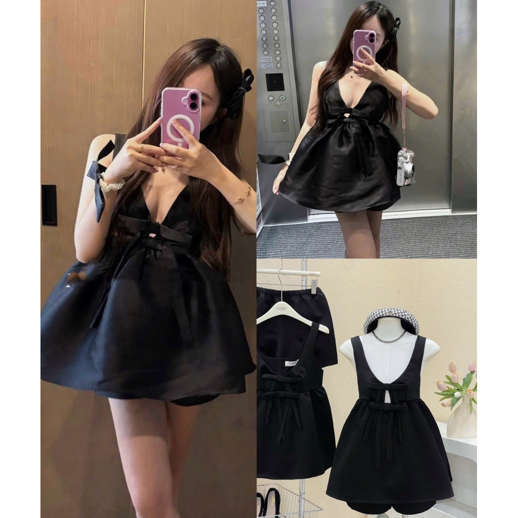 SET ÁO PEPLUM KÈM SHORT