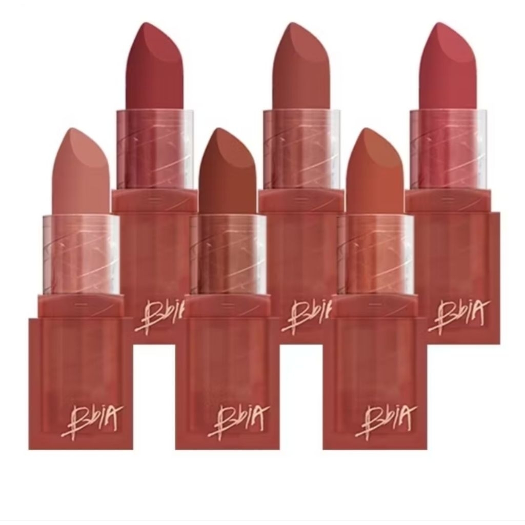 Son thỏi lì , mịn mượt nhẹ môi BBIA Last Powder Lipstick. Màu 04-02-07-08-09-10-11
