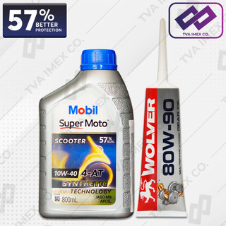 [HỎA TỐC HCM] Nhớt xe tay ga Mobil Super Moto Scooter - Mobil 10w40 Mobil 10W30 GMBINS06
