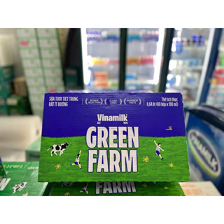 1 THÙNG 48 HỘP 180ML STTT VINAMILK GREEN FARM RẤT ÍT ĐƯỜNG