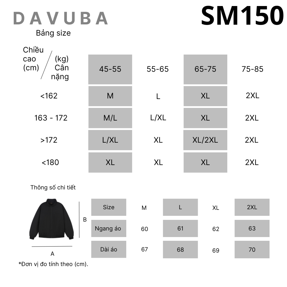 [DAVUBA] Áo Khoác Gió Tay Nhúm Nam Cổ Cao 2 Lớp Trượt Nước Cản Gió SM150 | BigBuy360 - bigbuy360.vn