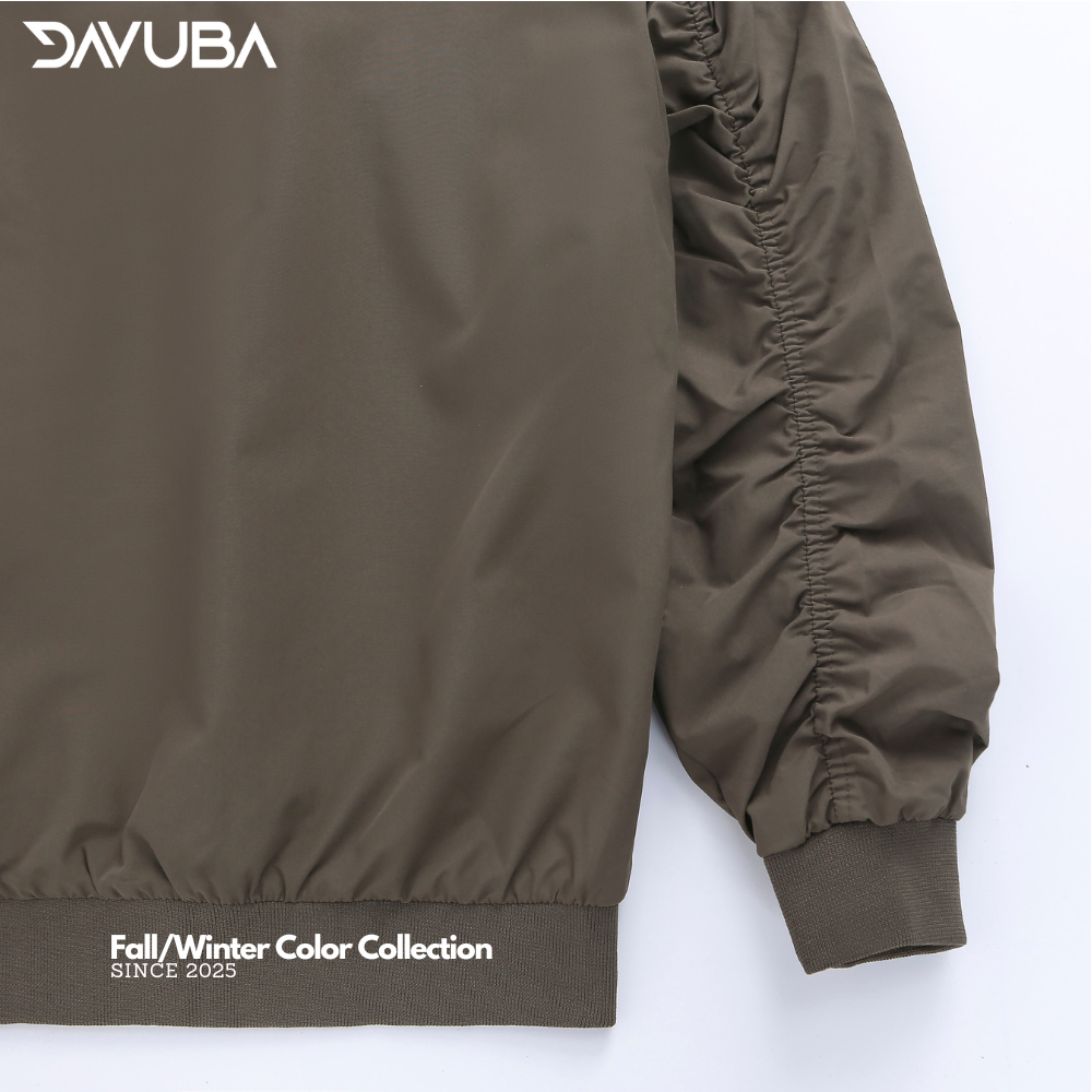 [DAVUBA] Áo Khoác Gió Tay Nhúm Nam Cổ Cao 2 Lớp Trượt Nước Cản Gió SM150 | BigBuy360 - bigbuy360.vn