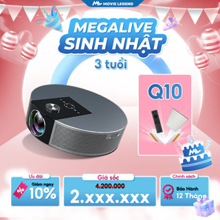 [ Mall ] Máy Chiếu Q10 Mini Full HD - Máy Chiếu Movie Legend  - Hỗ Trợ 4K