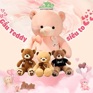 Gấu bông Teddy ANVIHOME nhập khẩu đủ size 1m,1m2,1m4, 1m6, 1m8/ Gấu bông quà tặng người yêu