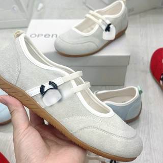 Giày thể thao bệt lười không dây gắn charm, giày mary jane quai đôi chun nhiều màu - Tiệm Giày Bảo Ly